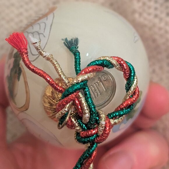 Pier1 Christmas Ornament - Hand Painted Glass - Picture 7 of 7